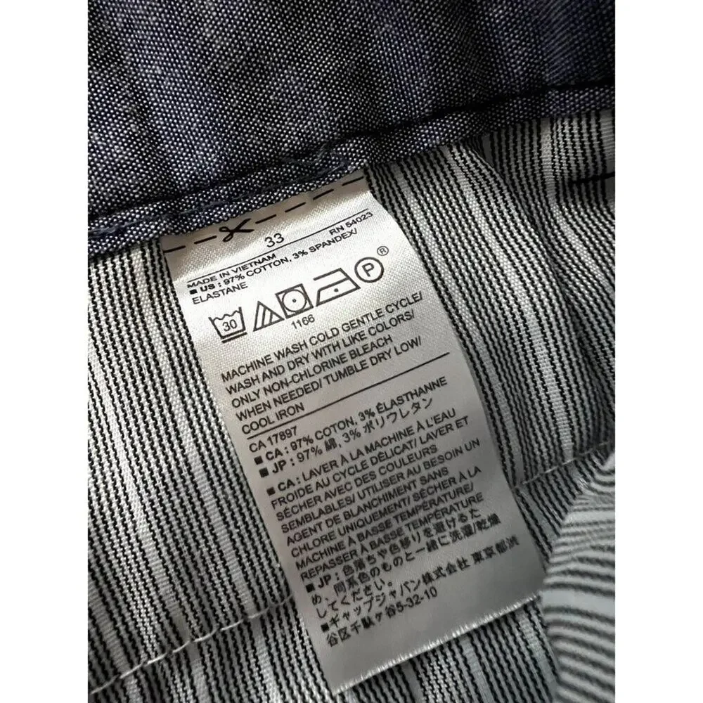 Banana Republic Aiden Club Shorts Men's Size 33 Blue Black Plaid Excellent very